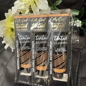 3 - LA Girl Tinted Foundation - Buildable Natural Finish GLM761
